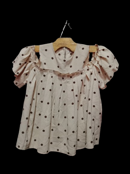 Of shoulder crop top
