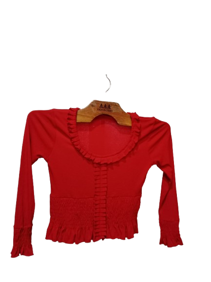 U- shaped crop top